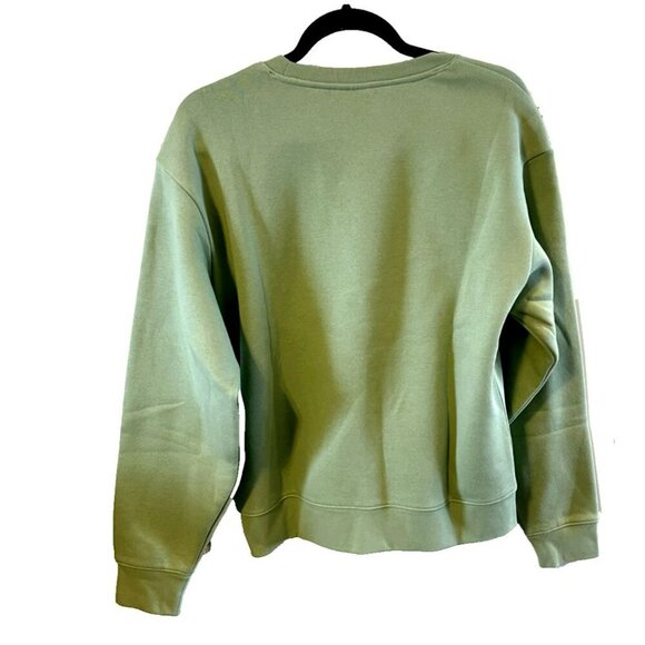 NEW Champion Womens Crewneck Soft Comfort Fleece Sweatshirt M NWOT Basil Green - Picture 2 of 5